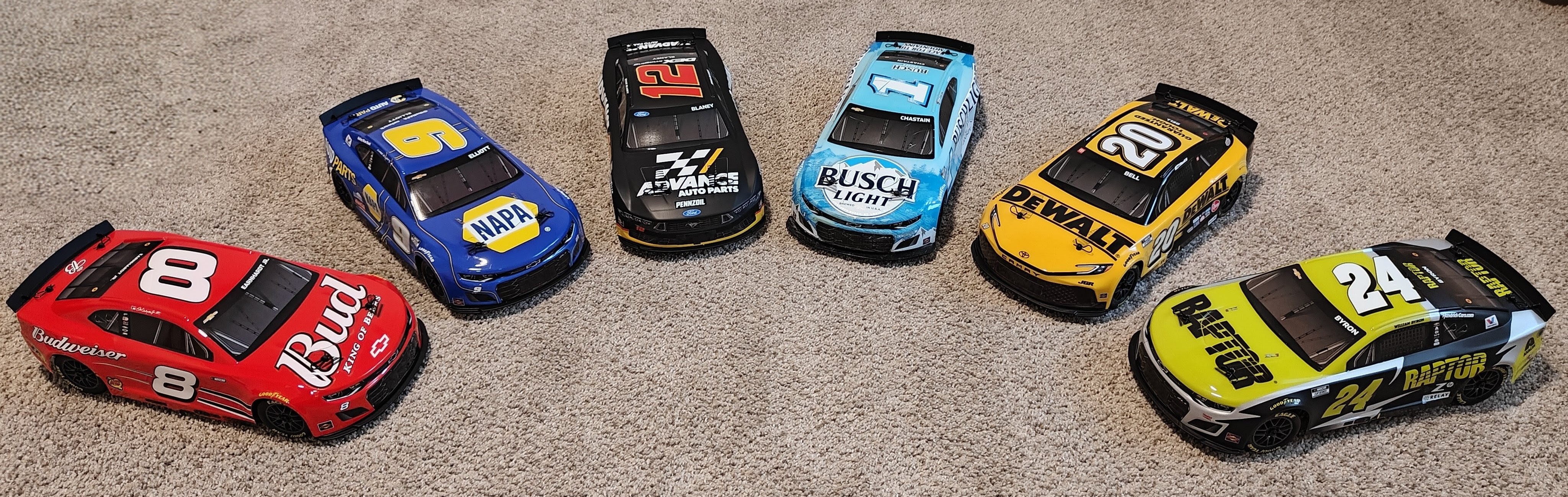Lake Country RC Racing — fleet lineup front view