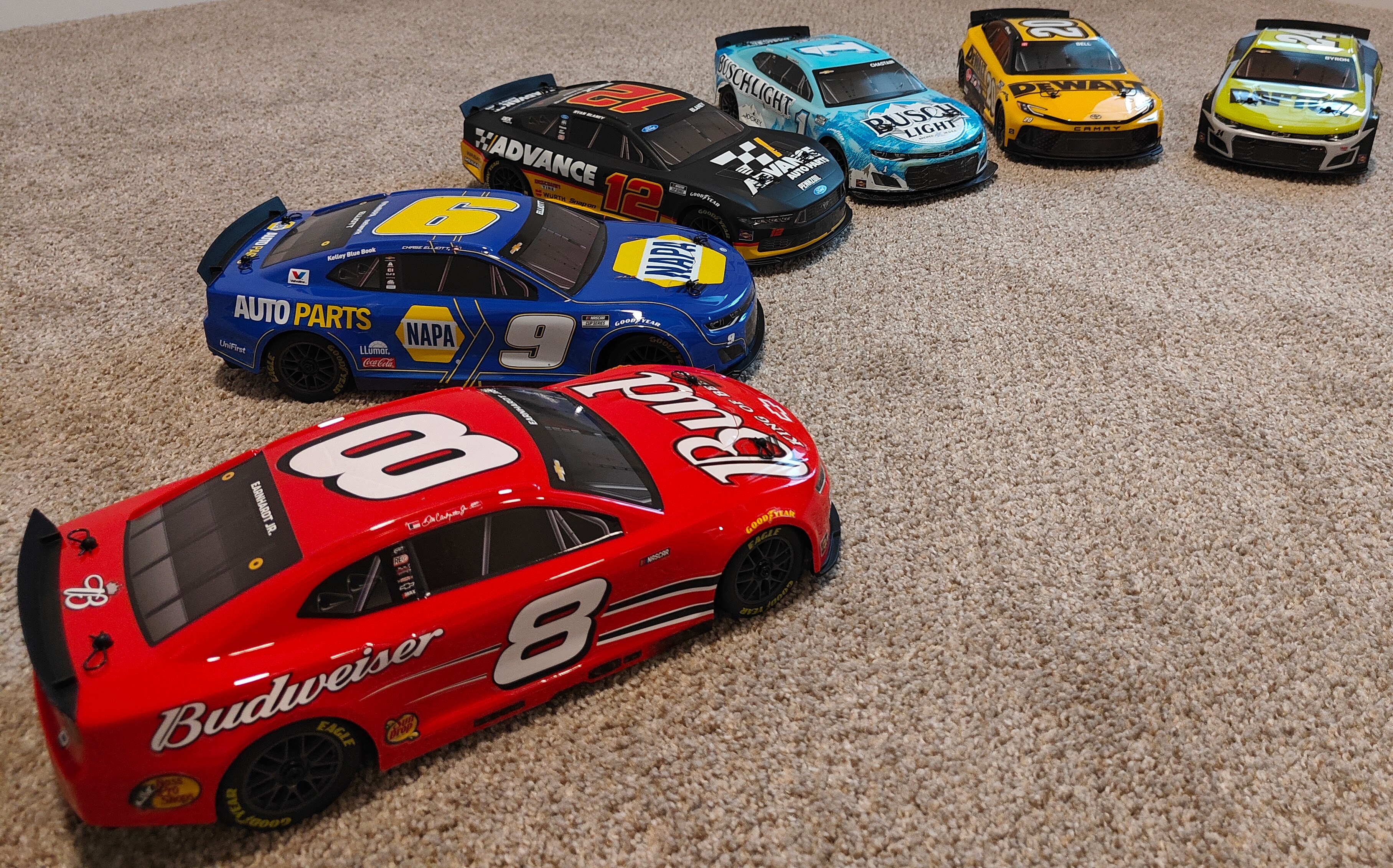 Lake Country RC Racing — fleet lineup side view